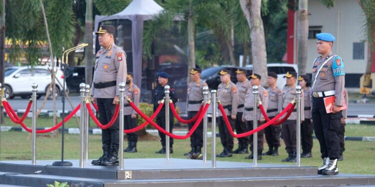 Polda Kepri Gelar Upacara Kesadaran Nasional
