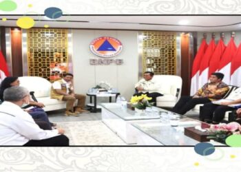 Bersama Gubernur Kepri, Roby Temui Kepala BNPB RI