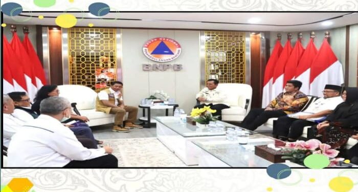 Bersama Gubernur Kepri, Roby Temui Kepala BNPB RI