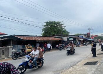 Selama Ramadhan Polres Karimun Melaksanakan Pengamanan Pasar Tumpah Jelang Berbuka Puasa