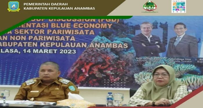 Wakil Bupati Anambas Hadiri Focus Group Discussion Strategic Blue Economy