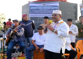 Peduli Serasan Natuna, Bupati Karimun Ikuti Galang Dana oleh OKP dan Ormas