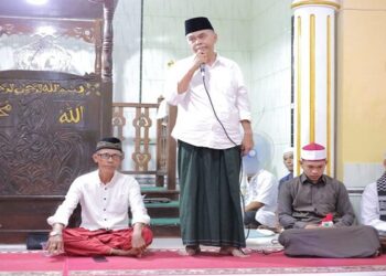 Bupati Natuna Sambangi Mesjid Al Khautsar Desa Sepempang, Wan: Awal Mula Karier Saya