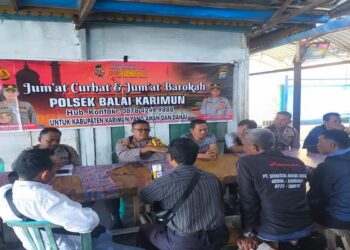 Jumat Curhat, Kapolres Karimun Sambangi Masyarakat Kelurahan Balai Kota