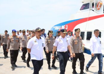 Kapolres Karimun Bersama Inkait Cek Kesiapan Pelabuhan