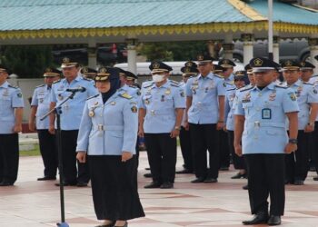 Peringati HBP, Lapas Narkotika Tanjungpinang Ikuti Upacara Ziarah dan Tabur Bunga