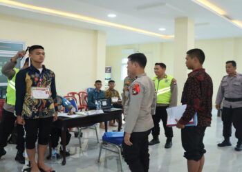 Polres Karimun Laksanakan Pemeriksaan Administrasi Awal Calon Anggota Polri T.A 2023
