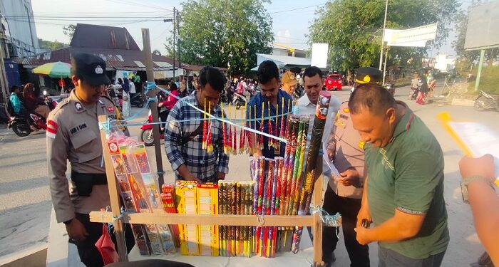 Ciptakan Kondusifitas, Polres Karimun Laksanakan Razia Petasan