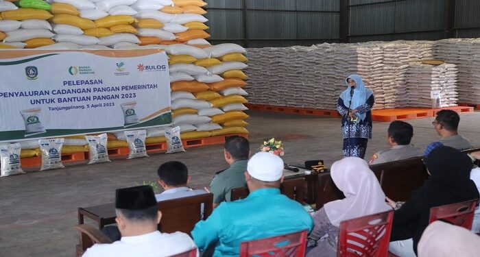 Perdana di Kepri, Rahma Lepas Penyaluran Bantuan Pangan 2023