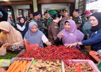 Jelang Lebaran, Wako Rahma dan Unsur TNI Polri Tinjau Harga Bahan Pokok