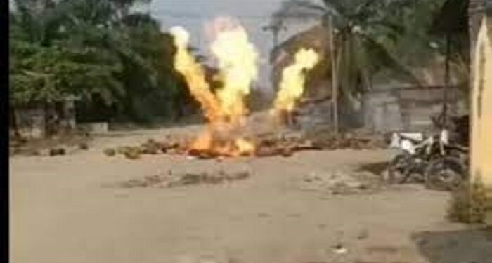 Video Viral Ratusan Tabung Gas Elpiji 3 Kg Meledak di Tuban