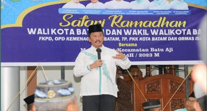 Safari Ramadhan di Batu Aji, Rudi: Jemaah Kompak Pembangunan Makin Cepat