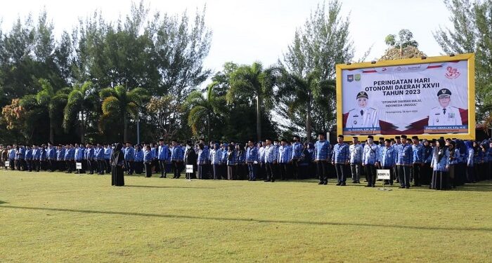 Pimpin Apel Hari Otonomi Daerah, Wali Kota Tekankan Tiga Hal Penting Untuk ASN
