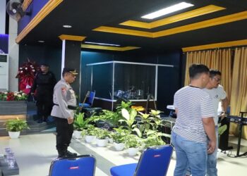 109 Personel Polres Karimun Amankan Gereja Saat Perayaan Kenaikan Isa Almasih