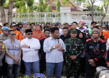 Bersama Forkopimda Kota Batam, Rudi Apresiasi Peringatan May Day Berjalan Damai