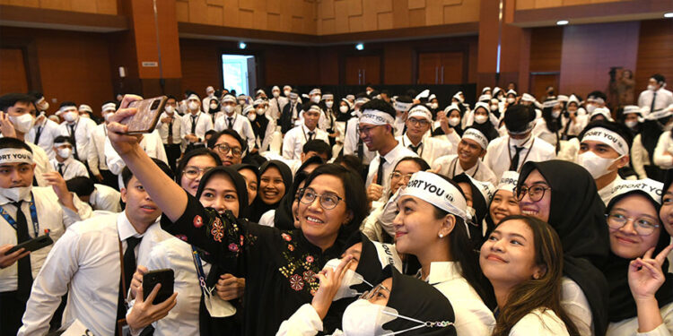 Sri Mulyani Sambut 749 Calon ASN Kemenkeu