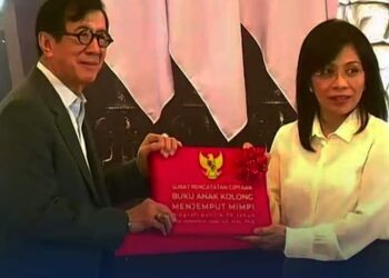 Luncurkan Buku Biografi Sang Menkumham RI ‘Anak Kolong Menjemput Mimpi’