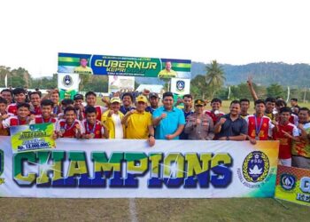 Bintan Muda FC Juara, Gubernur Ansar Resmi Tutup Kejuaraan Sepak Bola Piala Gubernur