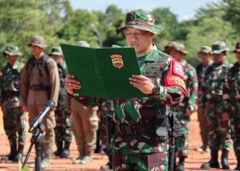 Kasrem 033/WP Hadiri Pembukaan TMMD ke 116 Kodim 0316/Batam