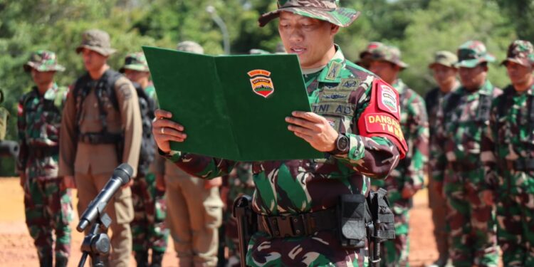 Kasrem 033/WP Hadiri Pembukaan TMMD ke 116 Kodim 0316/Batam