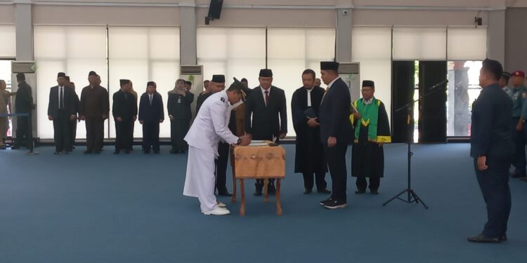 Sebanyak 166 Pejabat di Lantik, Roby: Tak Ada Main-main Soal Pelayanan