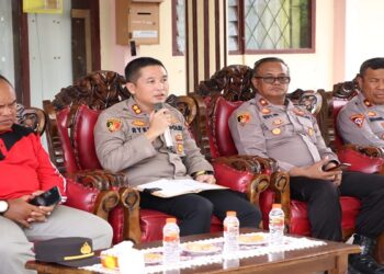 Demi Menjaga Kamtibmas, Kapolres Karimun Sambangi Masyarakat Kecamatan Karimun