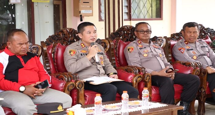 Demi Menjaga Kamtibmas, Kapolres Karimun Sambangi Masyarakat Kecamatan Karimun