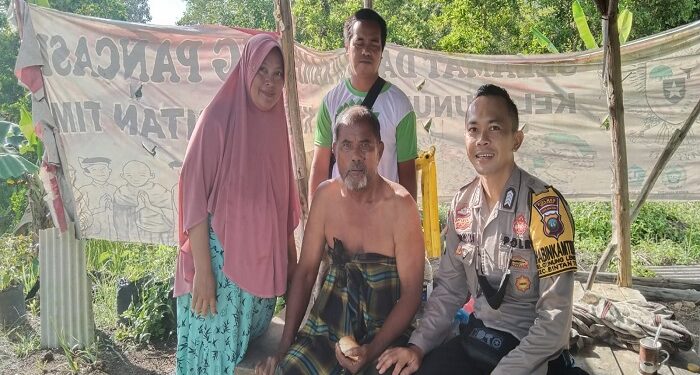 Empat Hari Hilang, Lansia 73 Tahun Ditemukan Bhabinkamtibmas di Kebun Warga