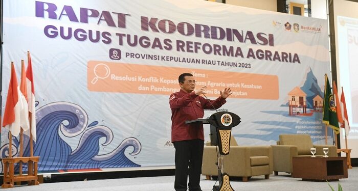 Gubernur Ansar: Pendistribusian Legilasi Lahan yang Baik Berdampak Perbaikan Ekonomi