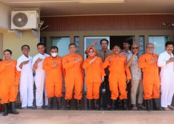Percepat Penanggulangan Penyakit ASF, Kabaratan Tinjau Pulau Bulan