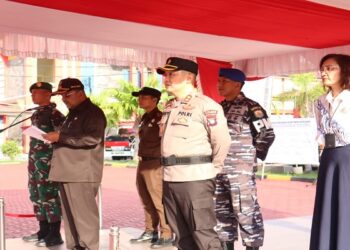 Polres Karimun Gelar Apel Bersama Deklarasi Pencegahan Karhutla