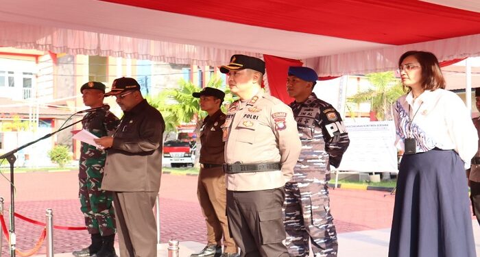 Polres Karimun Gelar Apel Bersama Deklarasi Pencegahan Karhutla