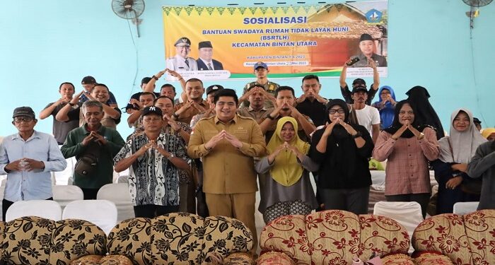 Sejahterakan Warga, Bupati Bintan Beri Bantuan Swadaya RTLH, Intip Perinciannya!