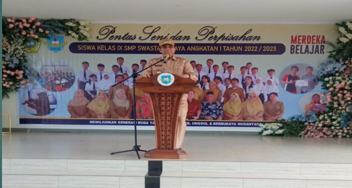 Wabup Azhar Hasyim Saksikan Penampilan Pentas Seni SMPS Cahaya Meral