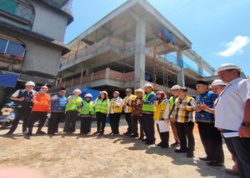 Wali Kota Bersama Cen Sui Lan Tinjau Progres Pembangunan Pasar Baru Tanjungpinang
