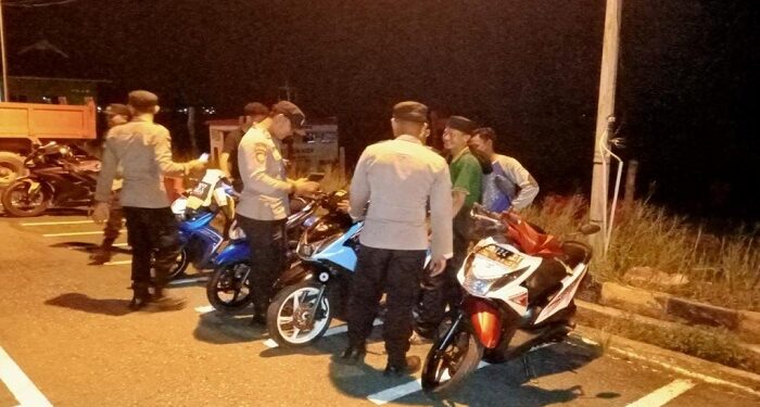 Antisipasi Kenakalan Remaja, Polres Lingga Lakukan Patroli Ditempat Rawan