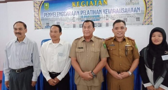 Disperindag Natuna Gelar Pelatihan Perkoprasian dan Kewirausahaan Bagi Pelaku Usaha Mikro