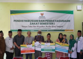 Baznas Bintan Salurkan Bantuan Semester I 2023 Bagi 51 Mustahik