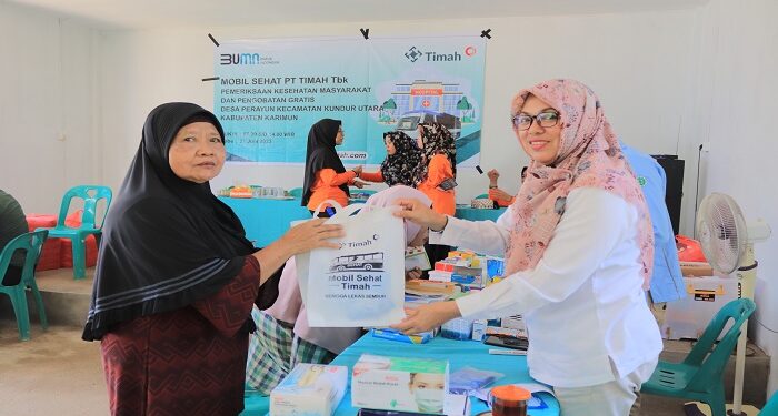 Mobil Sehat PT Timah Tbk Berikan Pelayanan Kesehatan Gratis