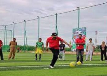 Bupati Karimun Buka Turnamen Futsal Cafe Daniel 76 di Pulau Buru