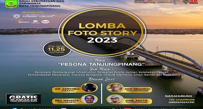 Disbudpar Tanjungpinang Gelar Lomba Foto Story 2023, Ini Syarat dan Cara Daftarnya