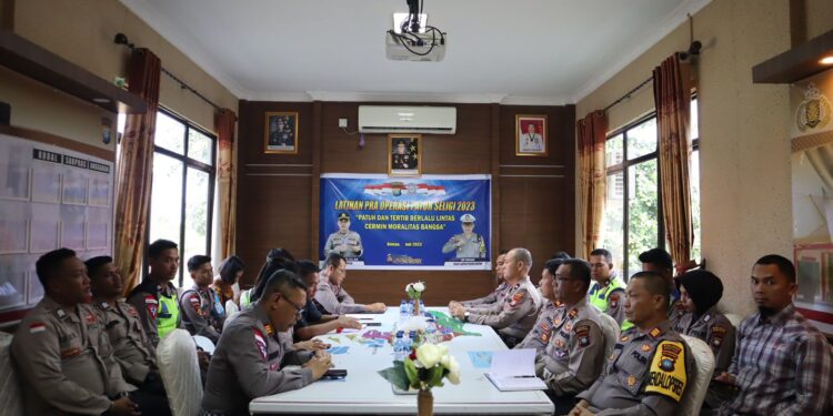 Polres Bintan Gelar Latpraops Patuh Seligi 2023