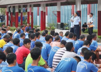 Pandemi COVID Dicabut, Lapas Kelas IIA Tanjungpinang Sosialisasi Penghentian Program Asirum