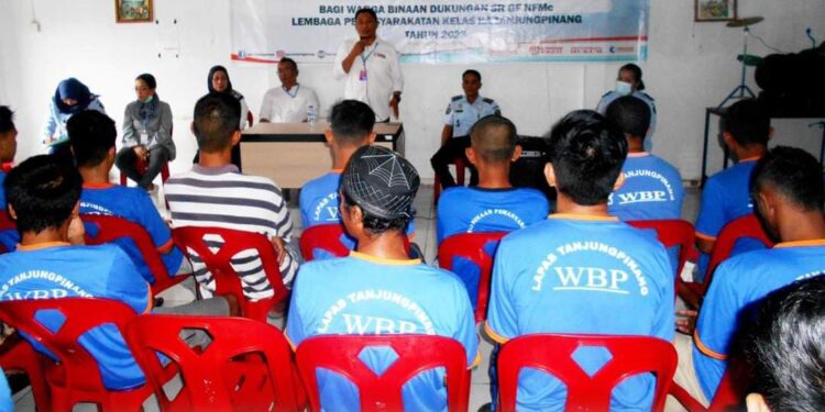 Puluhan Warga Binaan Lapas Kelas IIA Tanjungpinang Ikuti Pelatihan dan Penguatan Kader Kesehatan