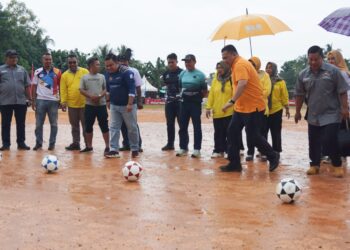 Sekda Bintan Buka Liga Sepak Bola Sebong Lagoi Cup IV Tahun 2023