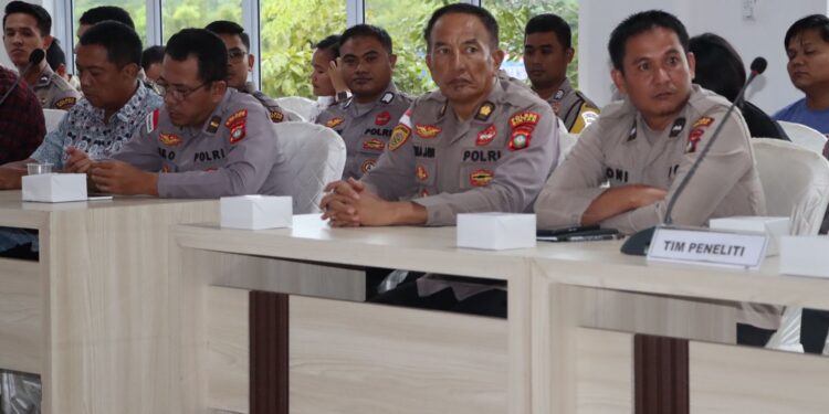 Terbaik, Polres Bintan Jadi Sasaran Penelitian Indeks Pembangunan Kesehatan Polri