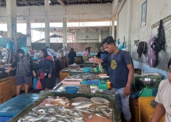 Harga Ikan di Pasar Barek Motor Kijang Stabil