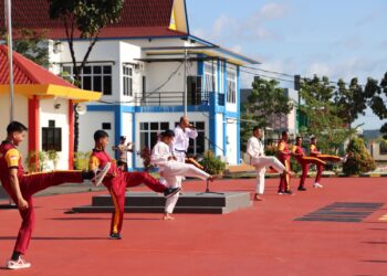 Asah Ketangkasan, Polres Bintan Latihan Bela Diri Polri