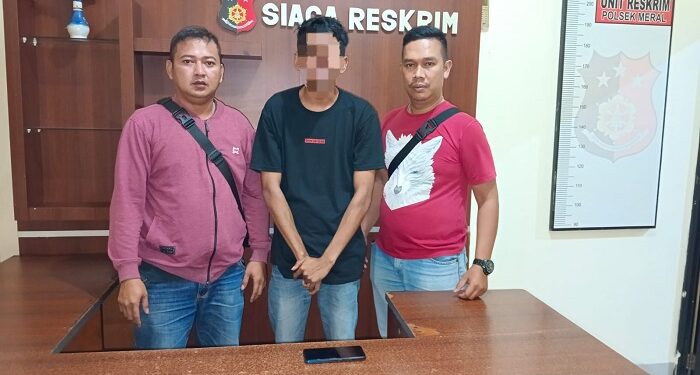 Pelaku Pencurian HP Dibekuk Polsek Meral