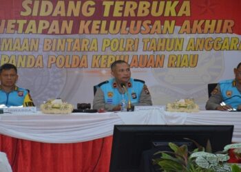 Polda Kepri Gelar Sidang Terbuka Penetapan Kelulusan Akhir Penerimaan Bintara Polri